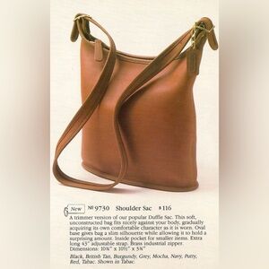 Vintage NYC Coach Shoulder Sac